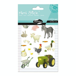 Gommettes Mini Stick ferme x 60 pcs - Maildor - Rougier et Plé