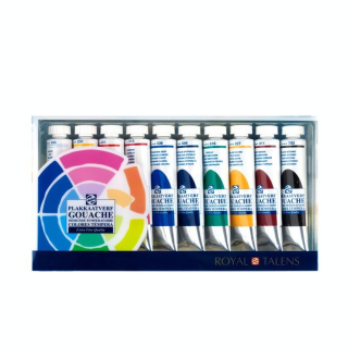 Gouache extra-fine 20 ml - 10 tubes - Talens - Rougier et Plé