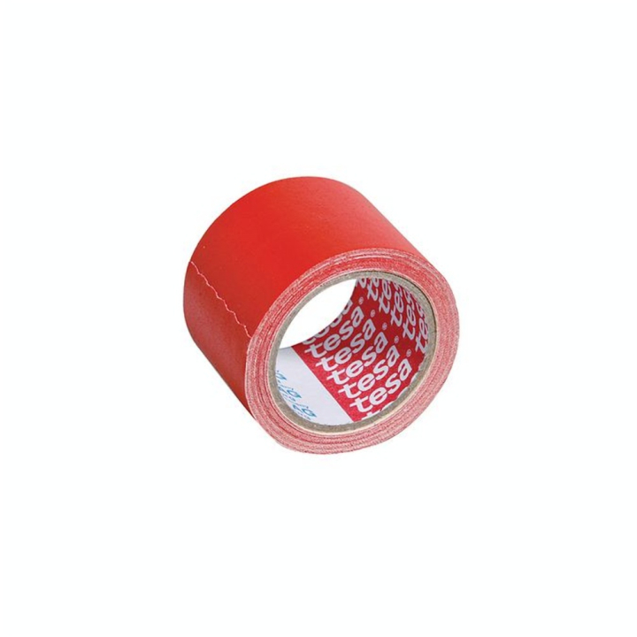 Toile adhésive rouge 2,75 m x 38 mm - Tesa - Rougier et Plé
