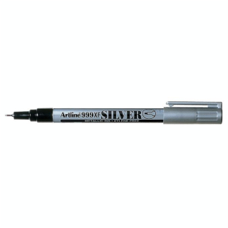 Marqueur 999 argent pointe effilée - 0,8 mm - Artline - Rougier et Plé