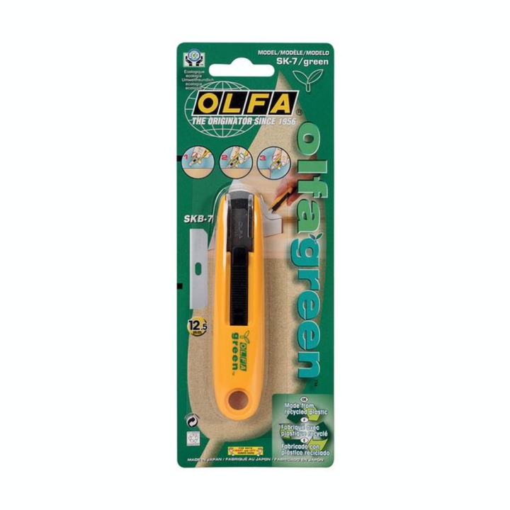 Cutter SK7/Green à sécurité - Olfa - Rougier et Plé