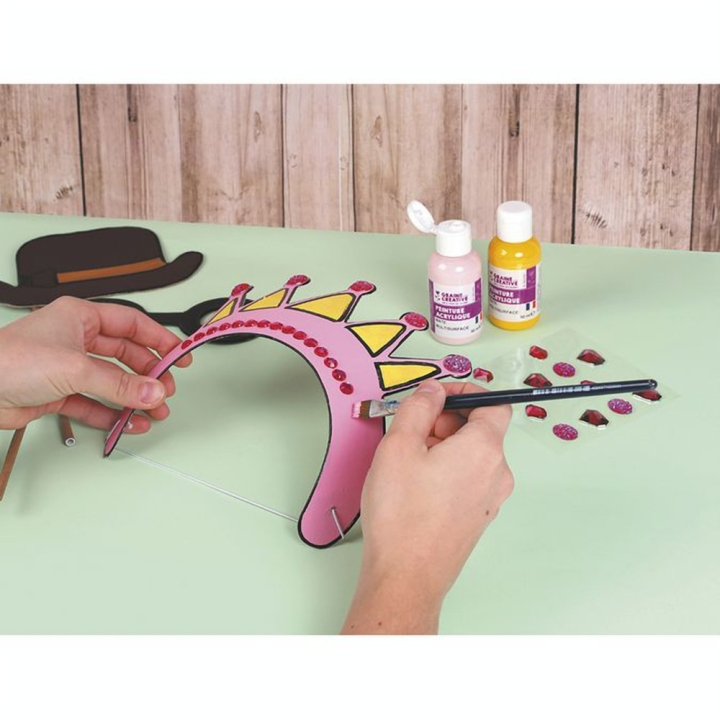 Couronne de princesse avec élastique - Graine Créative - Rougier et Plé