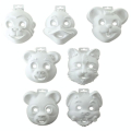 Masque blanc animal 1 pc - Graine Créative - Rougier et Plé