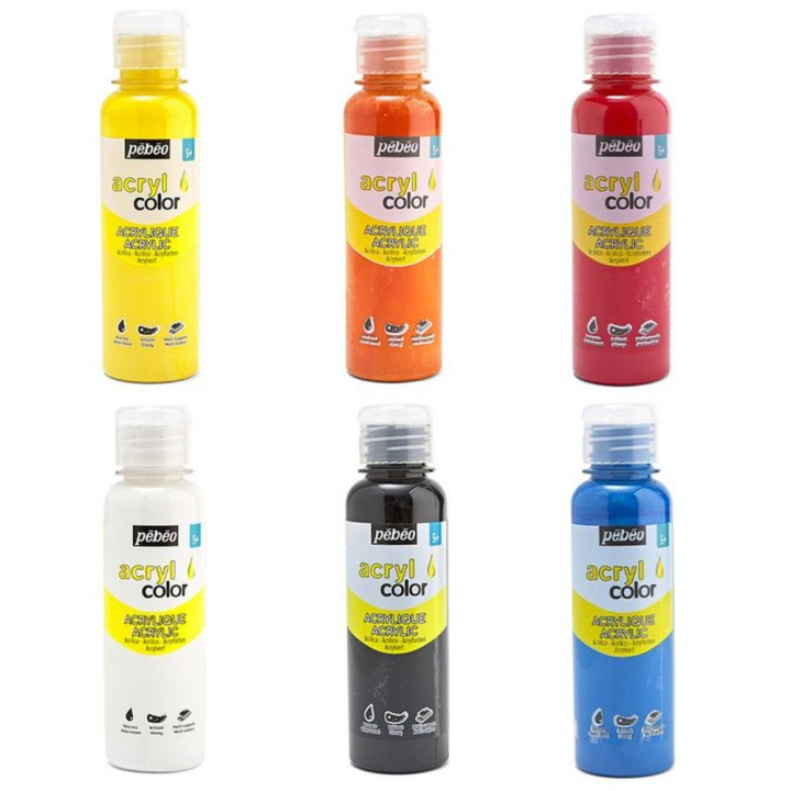 Peinture pour enfant Acrylcolor 150 ml - Pébéo - Rougier et Plé