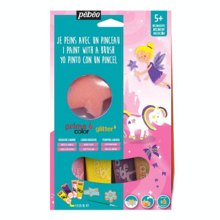 Peinture Primacolor 4 couleurs 20 ml - thème Fées - Pébéo - Rougier et Plé