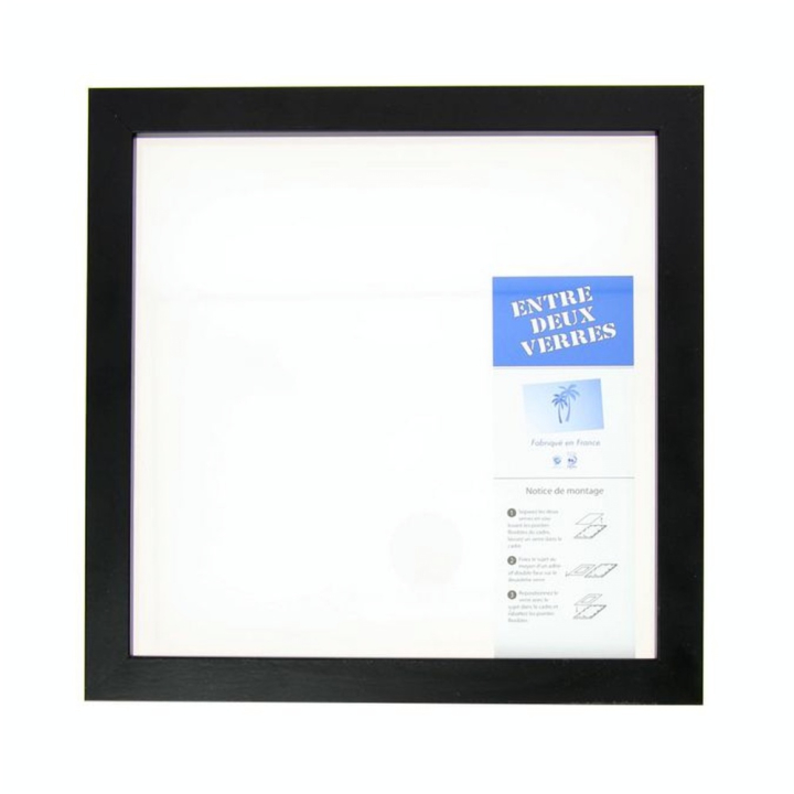 Cadre Entre deux verres - noir mat - Rougier&Plé - Rougier et Plé
