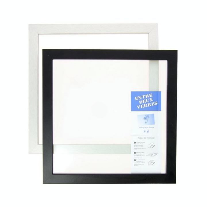 Cadre Entre deux verres - noir mat - Rougier&Plé - Rougier et Plé