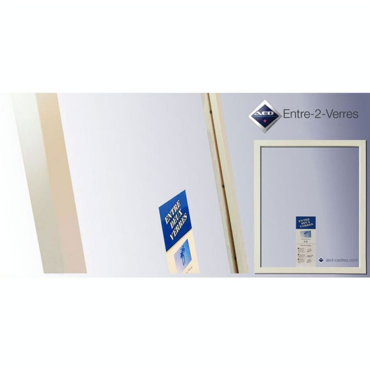 Cadre Entre deux verres - blanc mat - Rougier&Plé - Rougier et Plé