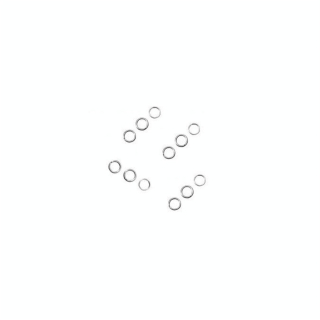 Anneau métal platine ø 7 mm - 25 pièces - Rayher - Rougier et Plé
