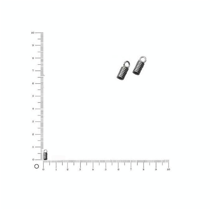 Attache métal platine pour courroie en cuir 2 mm - 2 pièces - Rayher - Rougier et Plé