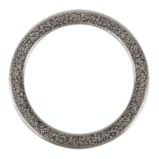 Anneau plat en métal argent  ø 37 mm - Rayher - Rougier et Plé