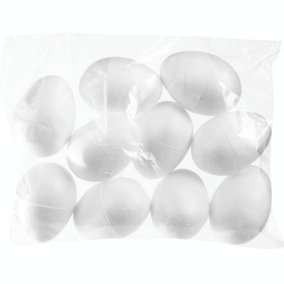 oeuf en styropor 4,5 x 6 cm - 10 pièces - Graine Créative - Rougier et Plé