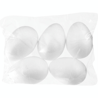 oeuf en styropor 6 x 9 cm - 5 pièces - Graine Créative - Rougier et Plé