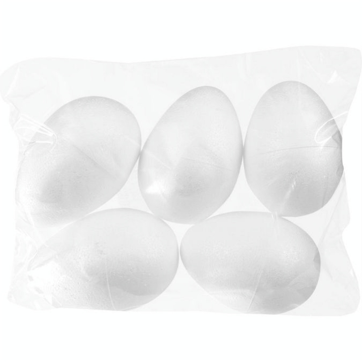 oeuf en styropor 6 x 9 cm - 5 pièces - Graine Créative - Rougier et Plé