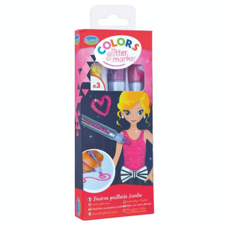 Feutre pailleté Colors glitter marker thème Fashion - Aladine - Rougier et Plé