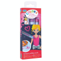 Feutre pailleté Colors glitter marker thème Fashion - Aladine - Rougier et Plé
