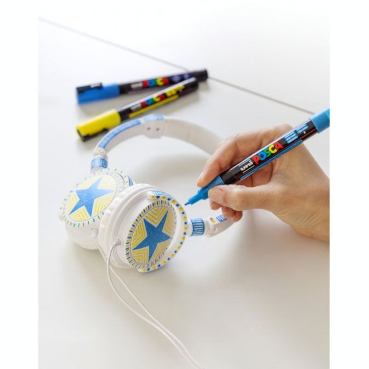 Marqueur PC-3M pailleté pointe conique fine - Posca - Rougier et Plé