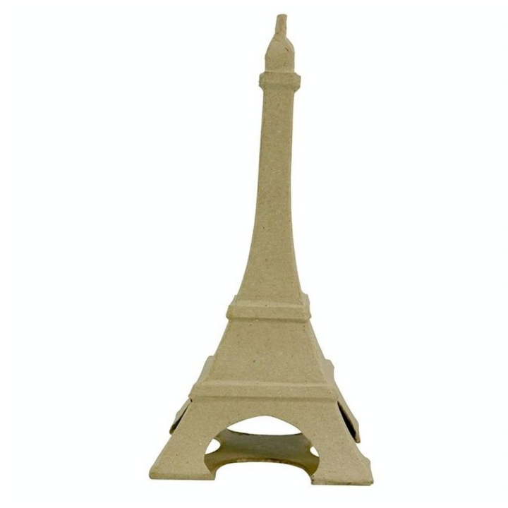 Objet en papier mâché tour Eiffel 22 x 11 x 11 cm - Décopatch - Rougier et Plé