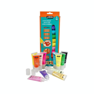 Peinture repositionnable Arti'stick - 12 tubes 20 ml - Pébéo - Rougier et Plé