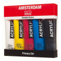 Acrylique 120 ml Pack Primaires + N&B - Amsterdam - Rougier et Plé