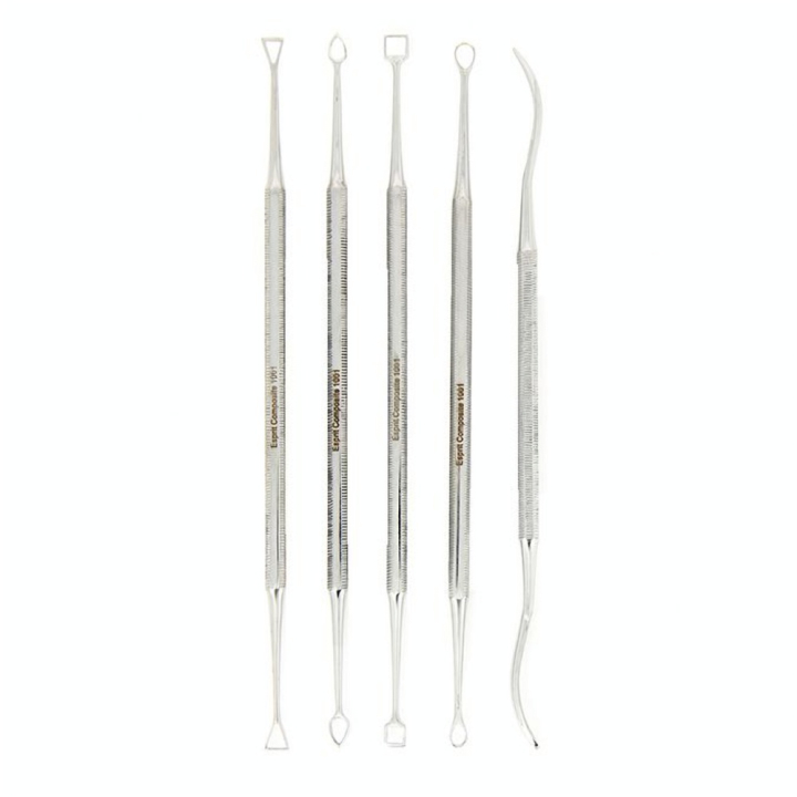 Outil de modelage set C mirette - 5 pièces - Esprit Composite - Rougier et Plé