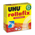 Rouleau adhésif transparent Rollafix 33 m x 19 mm - Uhu - Rougier et Plé