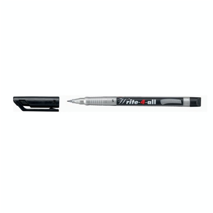 Marqueur permanent noir Write-4-All 0.4 mm - STABILO - Rougier et Plé