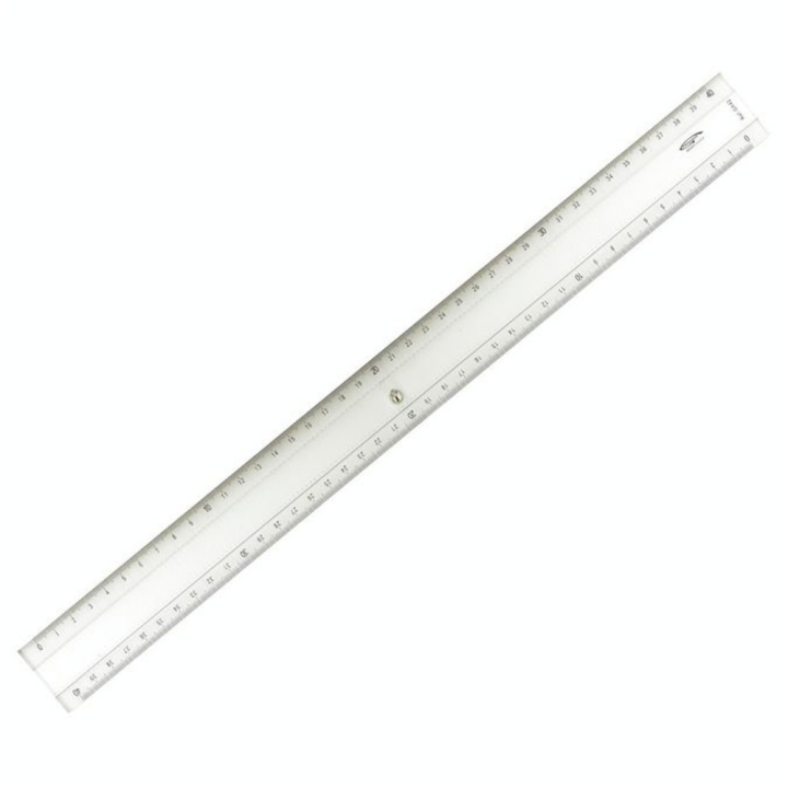 Règle transparente 2 biseaux 40 cm - Graphoplex - Rougier et Plé