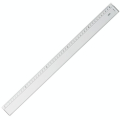 Règle transparente 1 biseau 50 cm - Graphoplex - Rougier et Plé