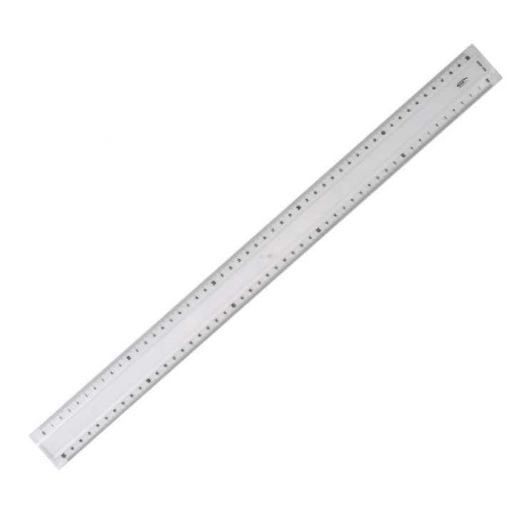 Règle transparente 2 biseaux 50 cm - Graphoplex - Rougier et Plé
