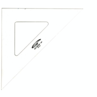Équerre bords droits 45° - 32 cm - Graphoplex - Rougier et Plé