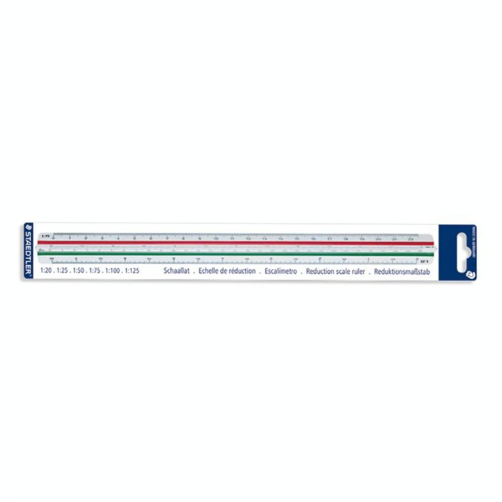 Règle à échelle de réduction kutch 1:20 à 1:125 - Staedtler - Rougier et Plé