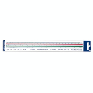Règle à échelle de réduction kutch 1:20 à 1:100 - Staedtler - Rougier et Plé