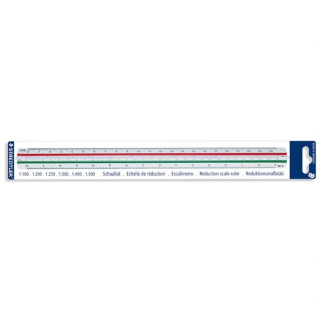 Règle à échelle de réduction kutch 1:100 à 1:500 - Staedtler - Rougier et Plé