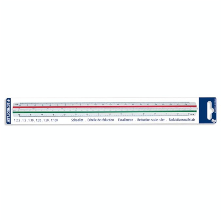 Règle à échelle de réduction kutch 1:2 à 1:100 - Staedtler - Rougier et Plé
