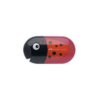 Combiné taille-crayon + gomme Coccinelle - Faber-Castell - Rougier et Plé