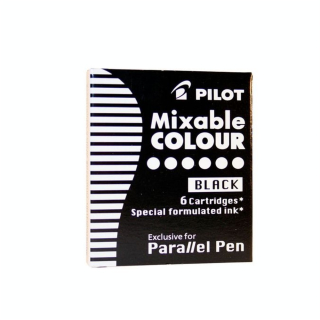 Cartouche d'encre Parallel Pen noire par 6 - Pilot - Rougier et Plé