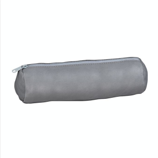 Trousse rond cuir Teinte gris souris - Oxford - Rougier et Plé