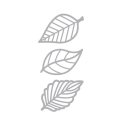 Dies feuilles 7 x 15 cm  Nature - Artemio - Rougier et Plé