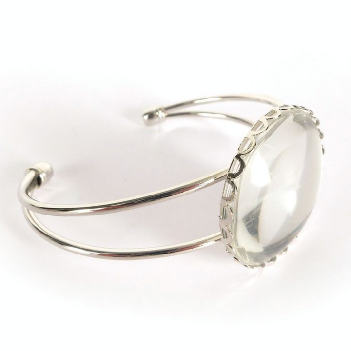 Bracelet Dentelle Rond Argenté - DTM - Rougier et Plé