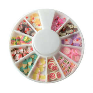Tranche de mini cane thème pâtisserie - DTM - Rougier et Plé