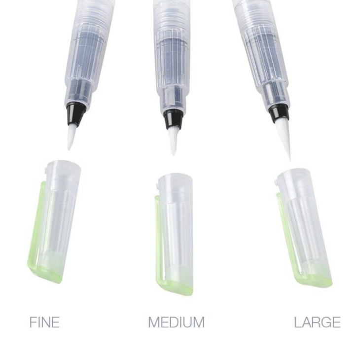 Pinceau à réservoir 5 ml - 3 pointes assorties - Graph'it - Rougier et Plé