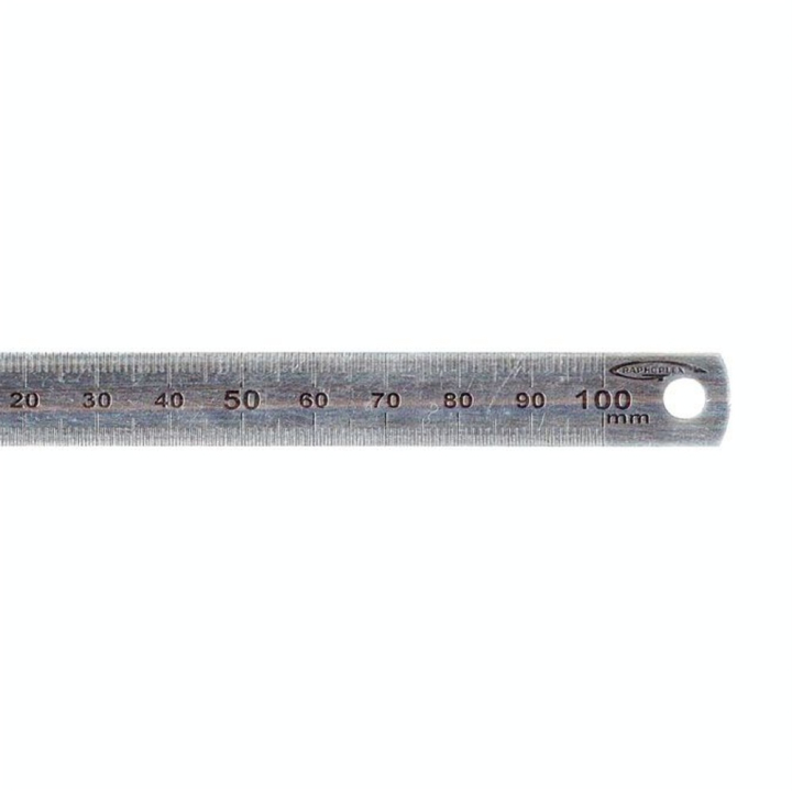 Réglet en acier double face 10 cm - Graphoplex - Rougier et Plé