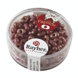 Perles de rocaille farfalles 3,2 x 6,5 mm - Rayher - Rougier et Plé