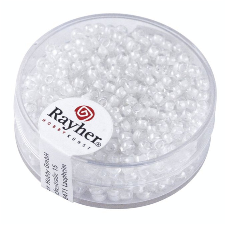 Perles de rocailles Arktis lustrées Ø 2,6 mm x 17 g - Rayher - Rougier et Plé
