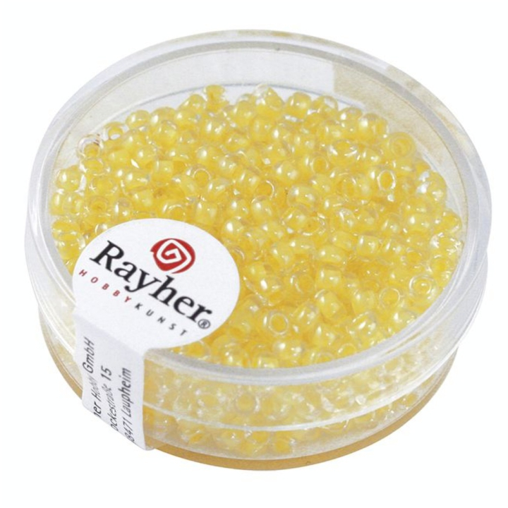 Perles de rocailles Arktis lustrées Ø 2,6 mm x 17 g - Rayher - Rougier et Plé