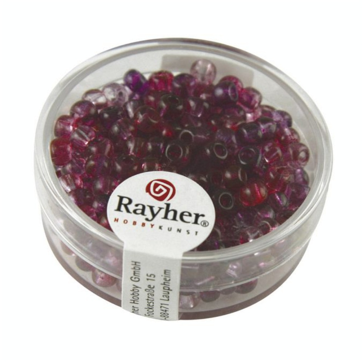 Perles de rocailles Two Tones Ø 4 mm x 17 g - Rayher - Rougier et Plé