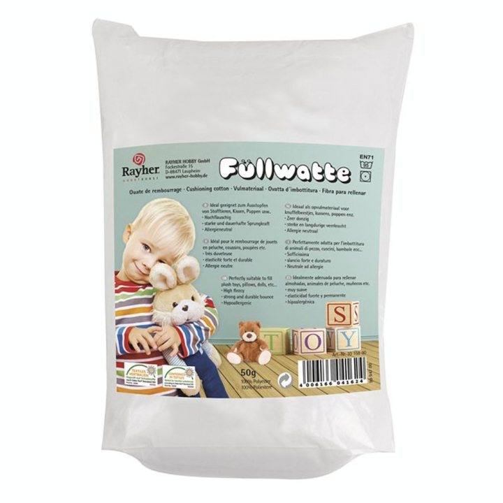 Ouate de remplissage en polyester 50 g - Rayher - Rougier et Plé