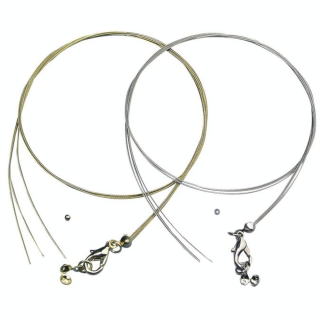Kit collier 3 rangs Couleur argent - Rayher - Rougier et Plé