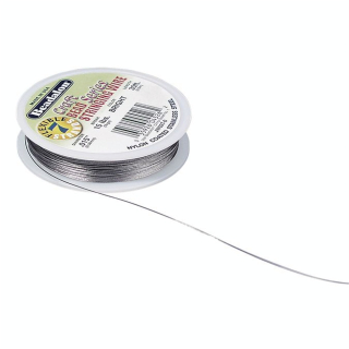 Fil cable argenté Ø 0,38 mm x 9,2 m - Rayher - Rougier et Plé